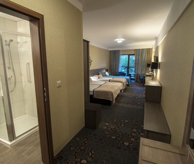 Pokój 4-osobowy (Łóżka: cztery 1-osobowe)